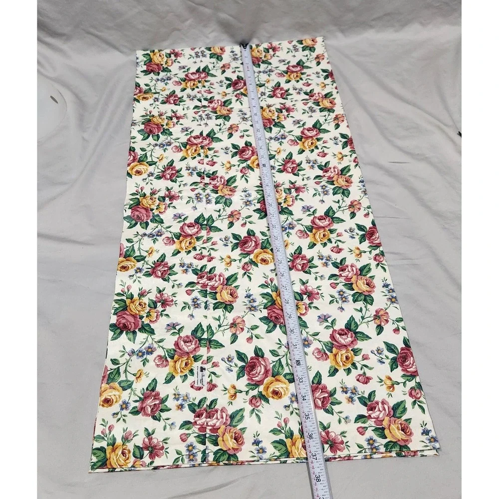 Longaberger Garden Splendor Floral Valances Cottagecore 74